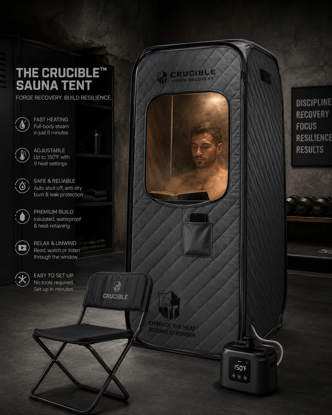 The Crucible™ Sauna Tent
