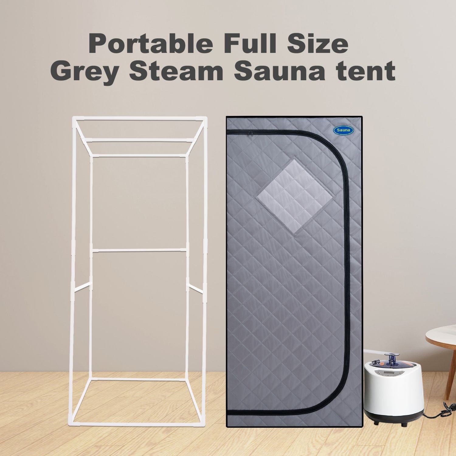 Weight Loss Sauna Tent Portable Full Body Steam Sauna Box Sauna Tent with Folding Chair Walking Sauna